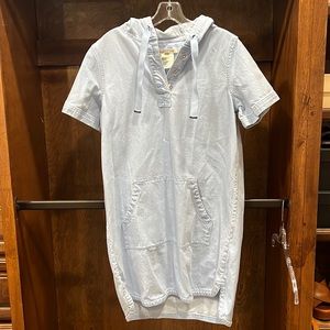 Marc by Marc Jacobs light denim hoodie dress